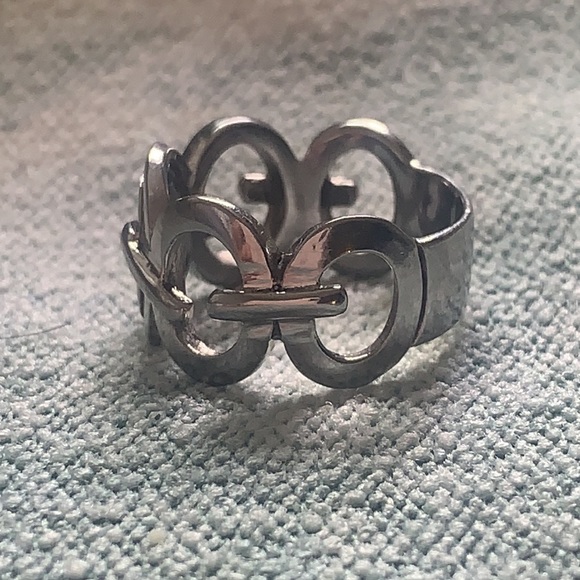 Stainless Steel Swarovski crystal ring - Picture 2 of 6